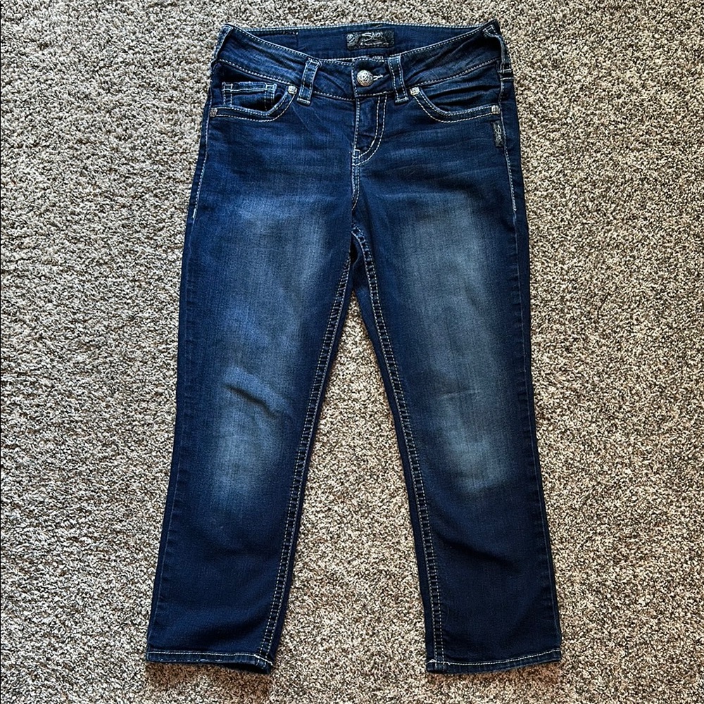 Silver Jeans Suki crop jeans